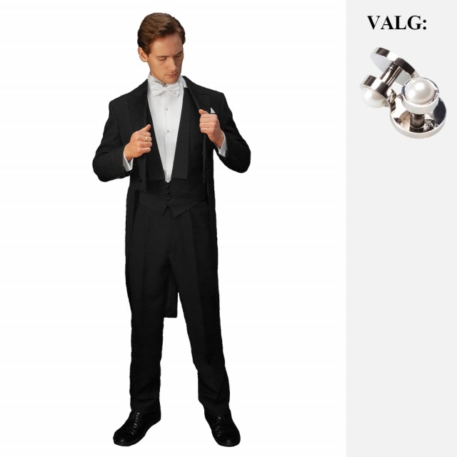 Livkjole med brystknapper i SØLV